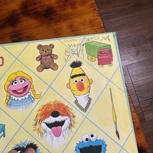 Vintage 1984 Sesame Street Every Morning At Play Group Hardcover Book - Picture 2 of 10